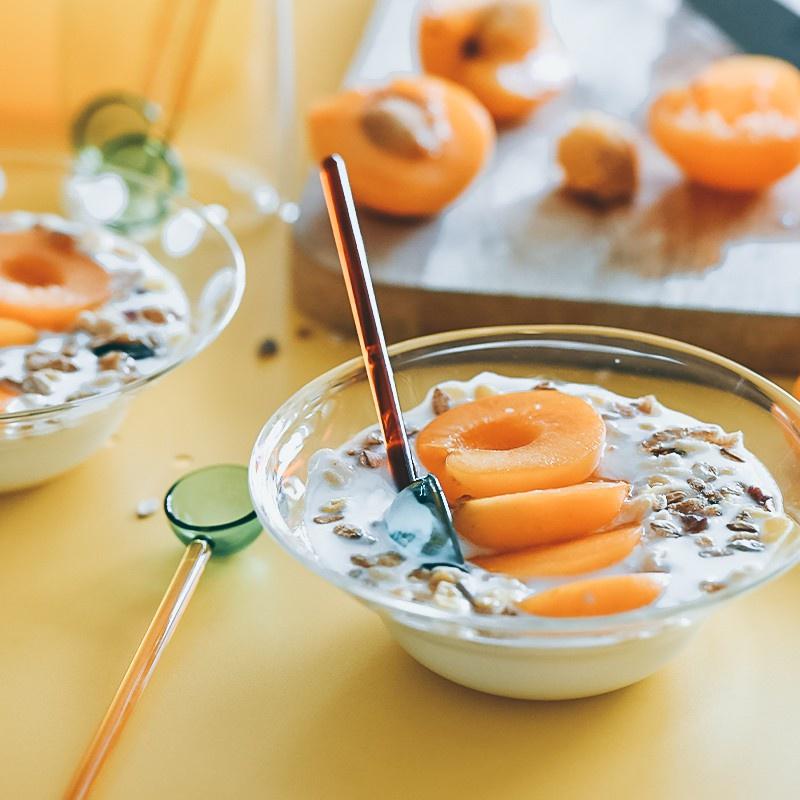 Heat Resistant Glass Spoons