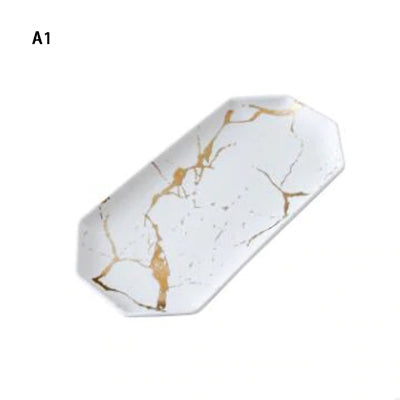 Creative Marbled Ceramic Tableware