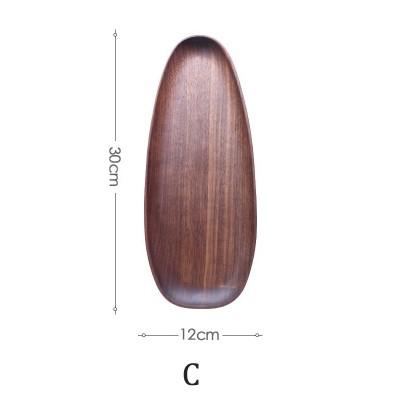 Round Wood Plates, Perfect for Serving, Sushi, Cheese, Sandwiches