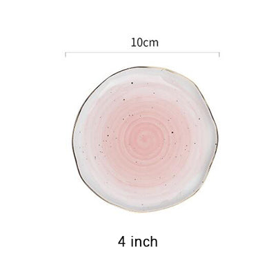 Gradient Color Ceramic Plate