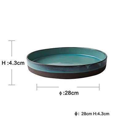 Creative Round Ceramic Plate
