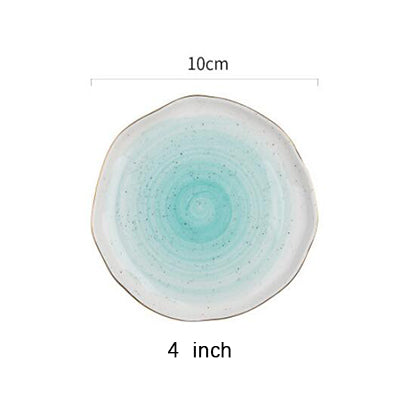 Gradient Color Ceramic Plate