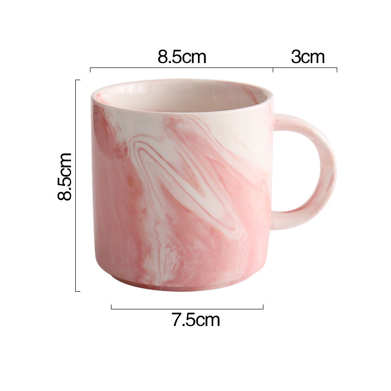 Mr and Mrs Couple Marble Coffee Mug