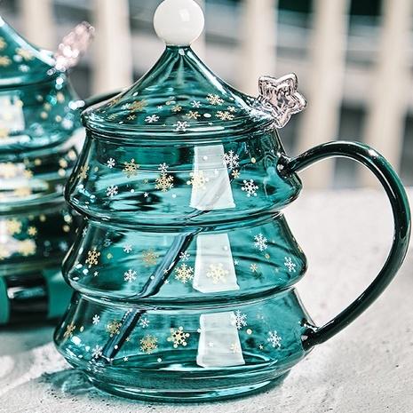Crystal Christmas Tree Shaped Coffee Cup