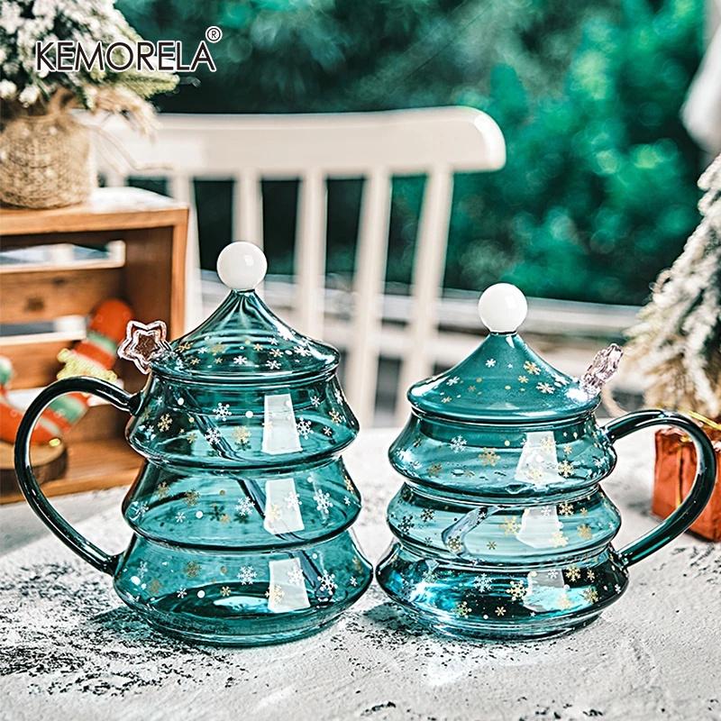 Crystal Christmas Tree Shaped Coffee Cup