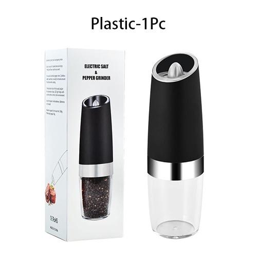 Premium Gravity Electric Salt and Pepper Grinder with LED Light
