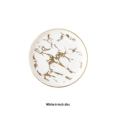Marble Phnom Penh Ceramic Western Plate