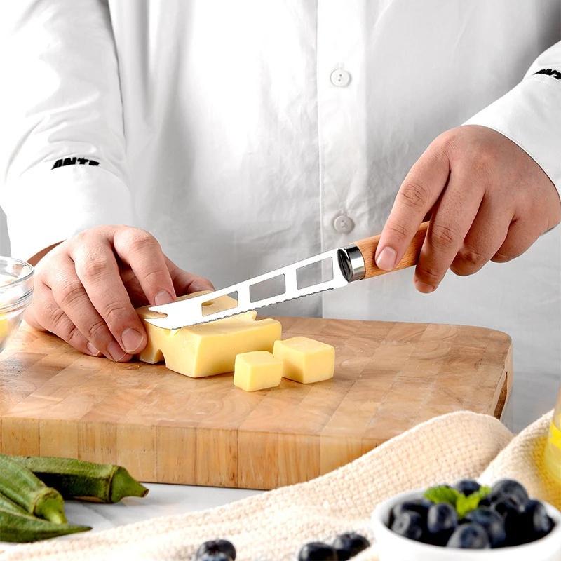 Kitchen Tool Wooden Handle Stainless Steel Set