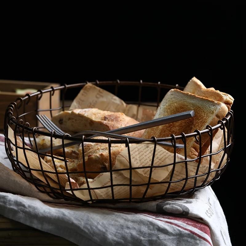 Retro Iron Fruit Basket