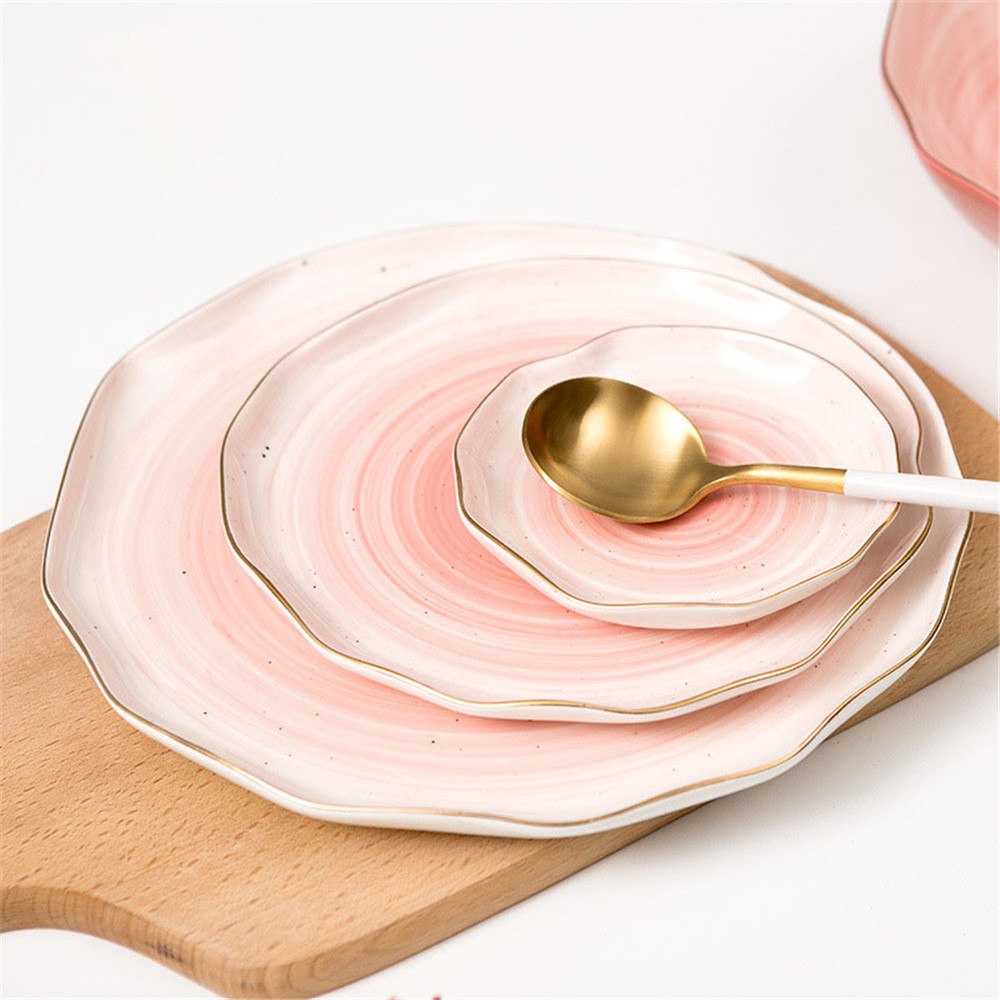 Gradient Color Ceramic Plate