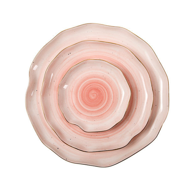 Gradient Color Ceramic Plate