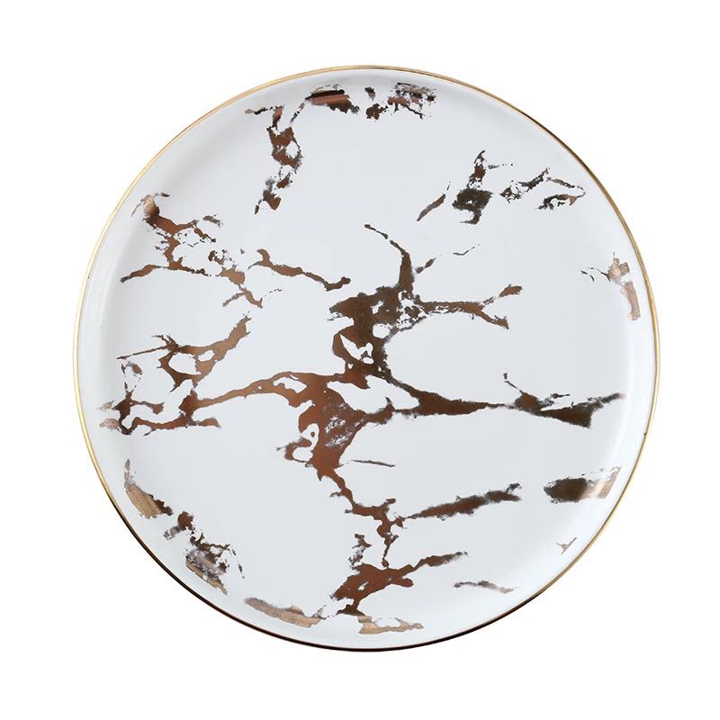 Marble Phnom Penh Ceramic Western Plate