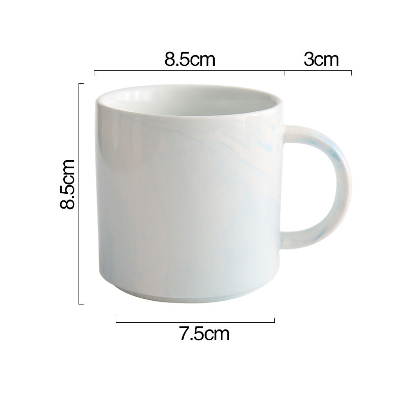 Mr and Mrs Couple Marble Coffee Mug