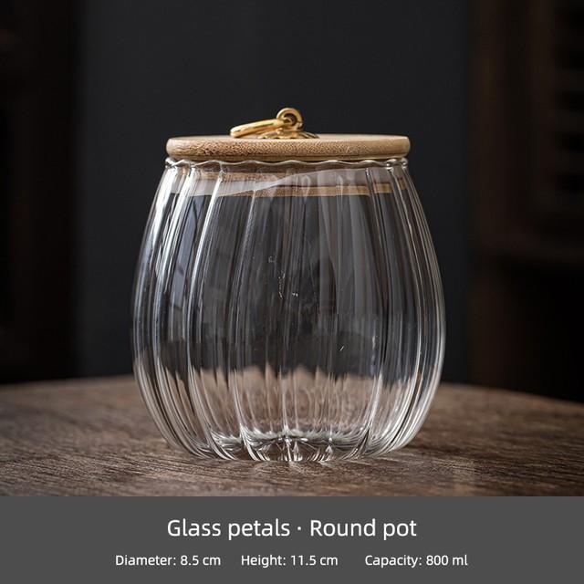 Jar Petal Decorative Container Containers