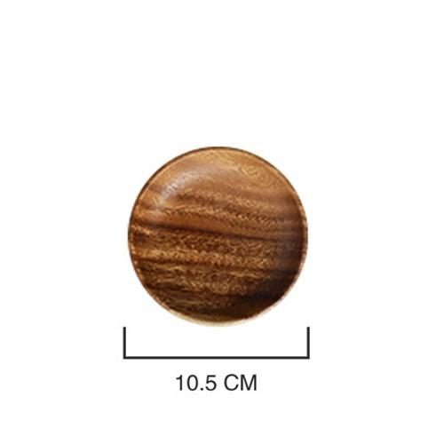 Unbreakable Classic Round Wood Dinner Plates