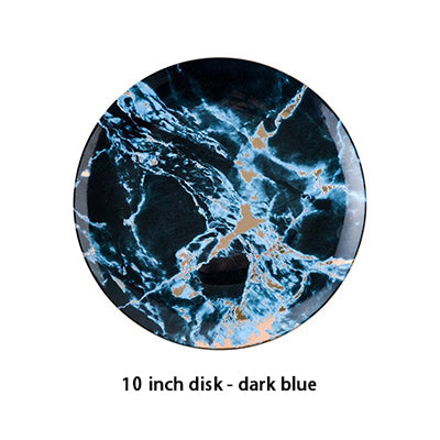 Marbled Ceramic Michelangelo Plate