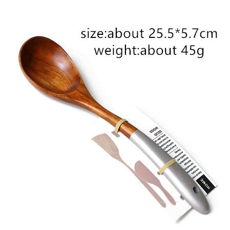 Wooden Cooking Utensils Set for Kitchen, Non Stick Cookware Tools