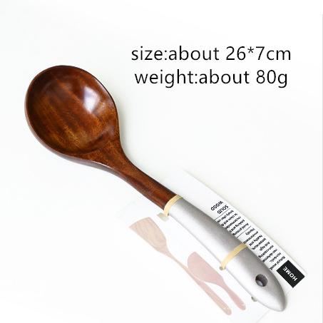 Wooden Cooking Utensils Set for Kitchen, Non Stick Cookware Tools