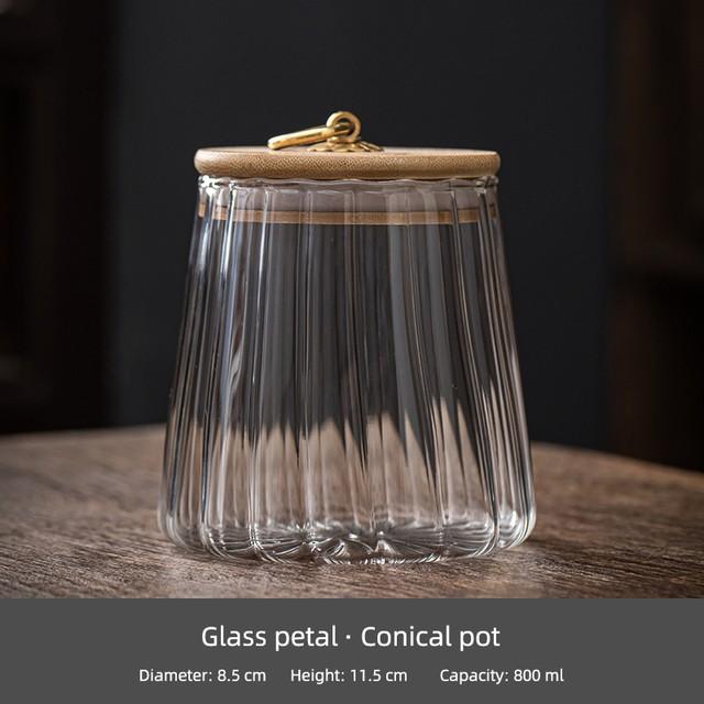 Jar Petal Decorative Container Containers