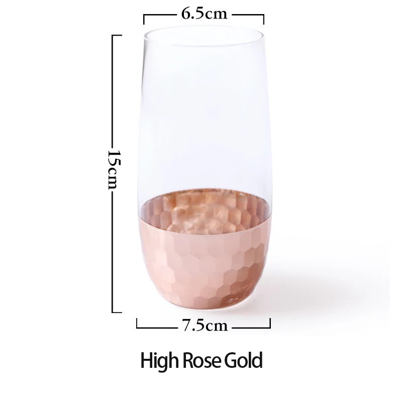Creative Gold Foil Glass