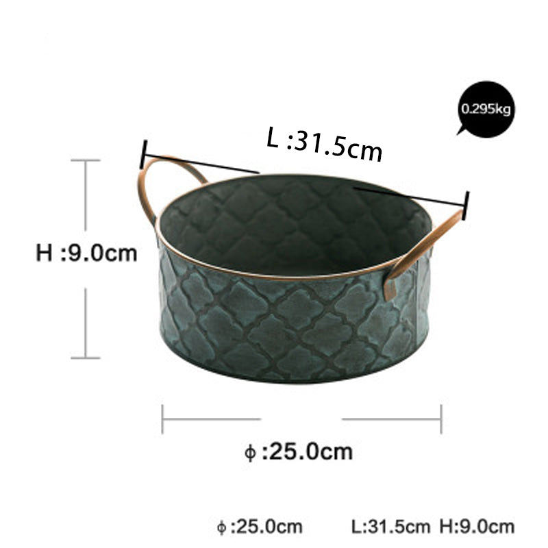 Iron Bread Basket Retro Antique Style
