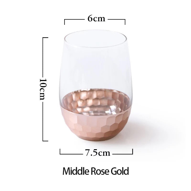 Creative Gold Foil Glass