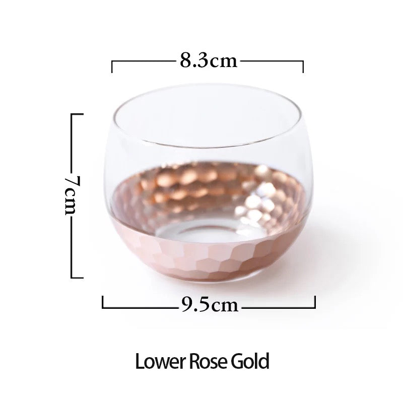Creative Gold Foil Glass