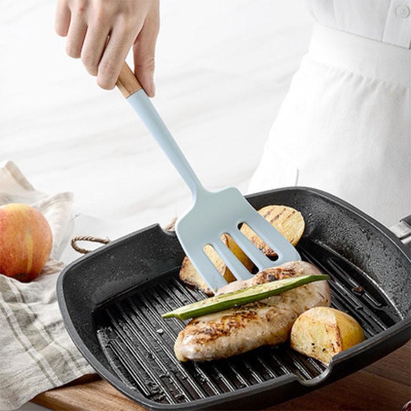 New Tiffany Blue & White Silicone Cooking Utensils (BPA Free)
