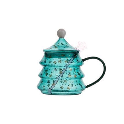 Crystal Christmas Tree Shaped Coffee Cup