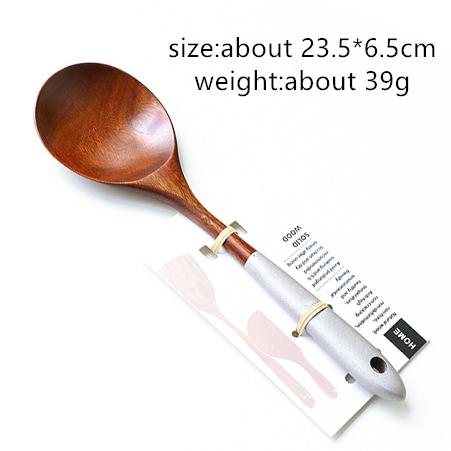 Wooden Cooking Utensils Set for Kitchen, Non Stick Cookware Tools