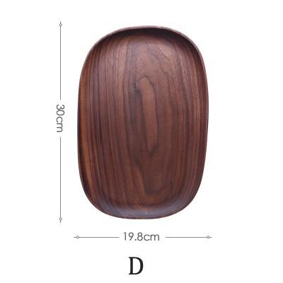 Round Wood Plates, Perfect for Serving, Sushi, Cheese, Sandwiches