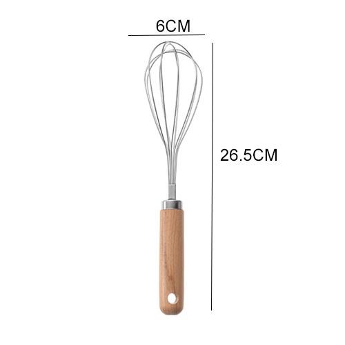 Kitchen Tool Wooden Handle Stainless Steel Set