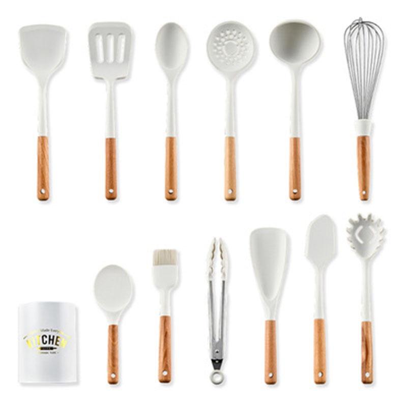 New Tiffany Blue & White Silicone Cooking Utensils (BPA Free)