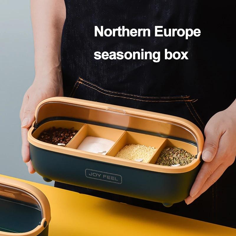 Transparent Organizer Food Seasoning Box