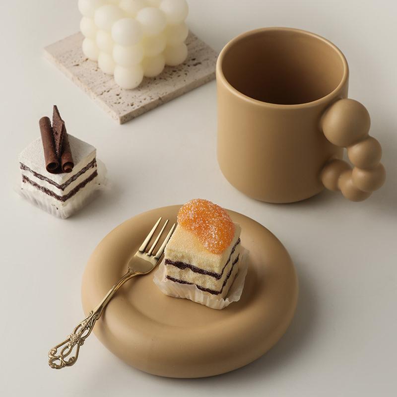 European Ceramics Coffee Cups And Saucers Tableware Coffee Plates Dishes Afternoon Tea Set Home Kitchen With Gift Box