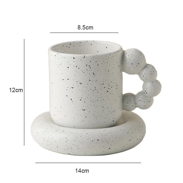 European Ceramics Coffee Cups And Saucers Tableware Coffee Plates Dishes Afternoon Tea Set Home Kitchen With Gift Box