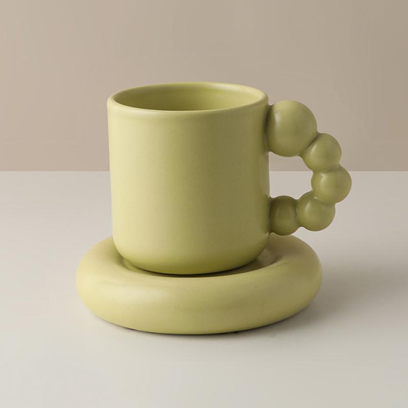 European Ceramics Coffee Cups And Saucers Tableware Coffee Plates Dishes Afternoon Tea Set Home Kitchen With Gift Box