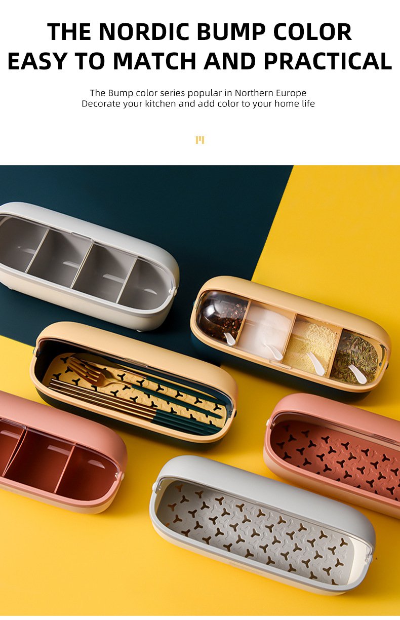 Transparent Organizer Food Seasoning Box