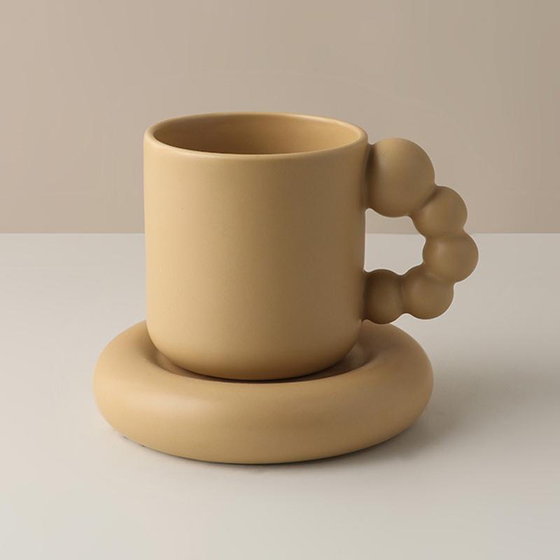 European Ceramics Coffee Cups And Saucers Tableware Coffee Plates Dishes Afternoon Tea Set Home Kitchen With Gift Box
