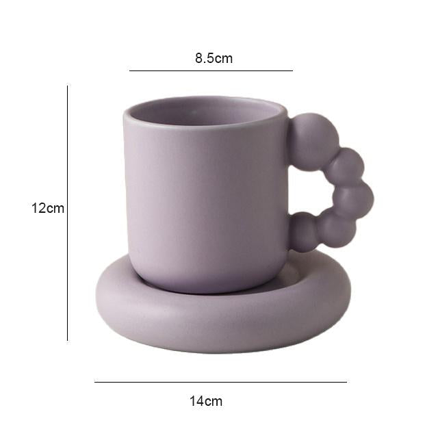 European Ceramics Coffee Cups And Saucers Tableware Coffee Plates Dishes Afternoon Tea Set Home Kitchen With Gift Box