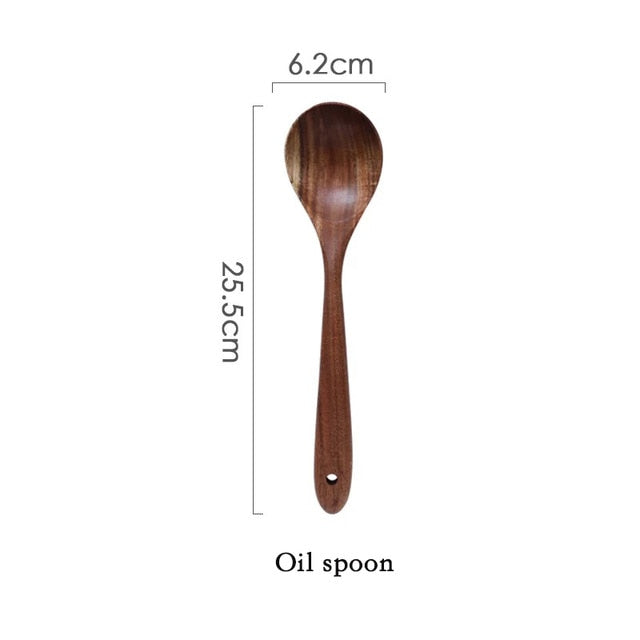 Solid Wood Cutlery Set