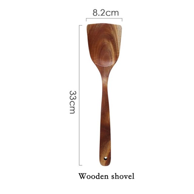 Solid Wood Cutlery Set