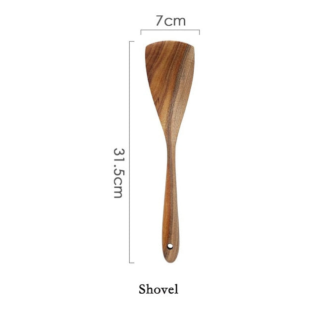 Solid Wood Cutlery Set