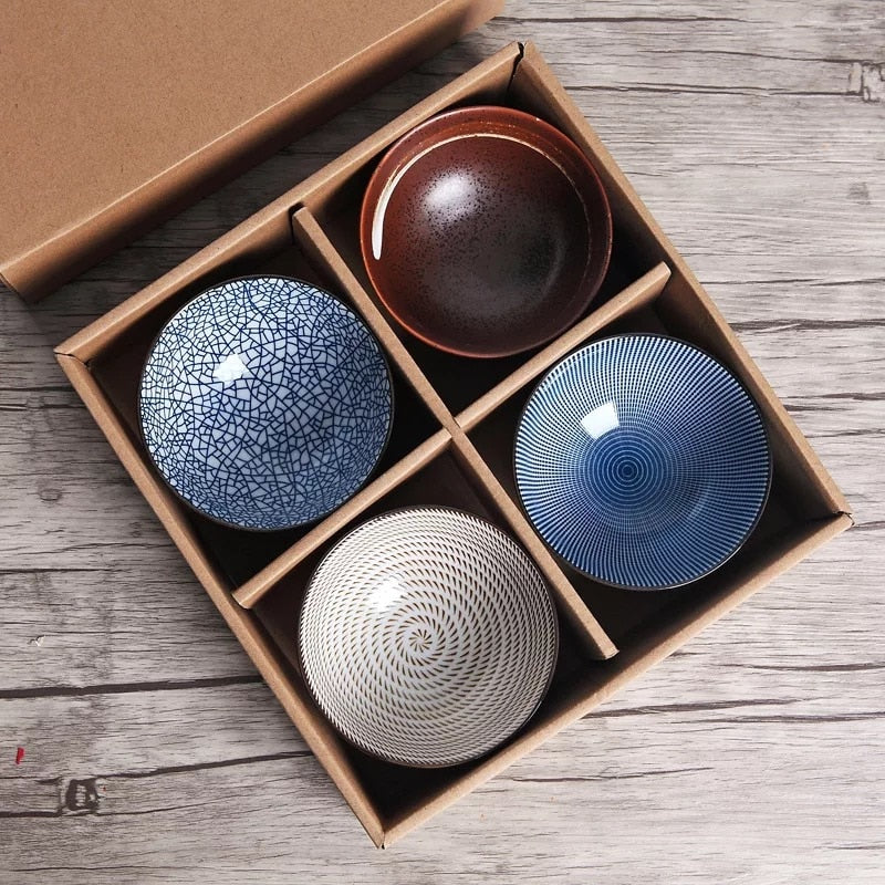 Traditional Japanese Bowl Set