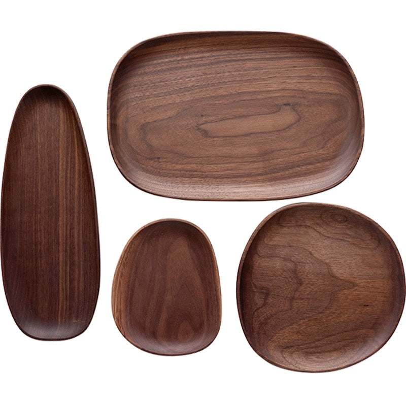 Irregular Acacia Wood Plates