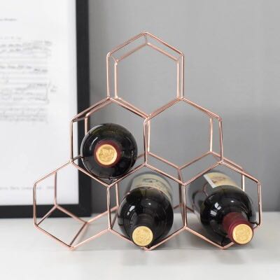 Modern Metal Wine Rack