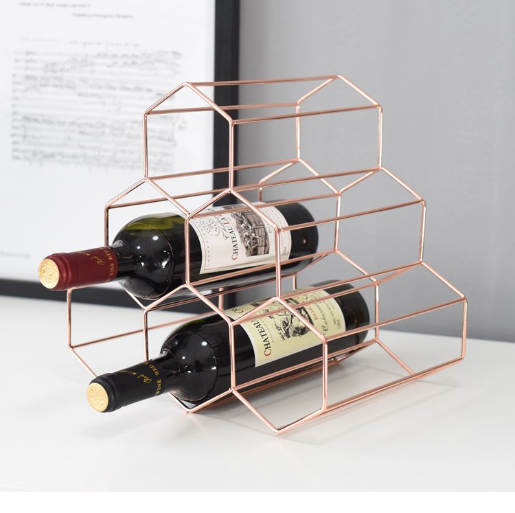 Modern Metal Wine Rack