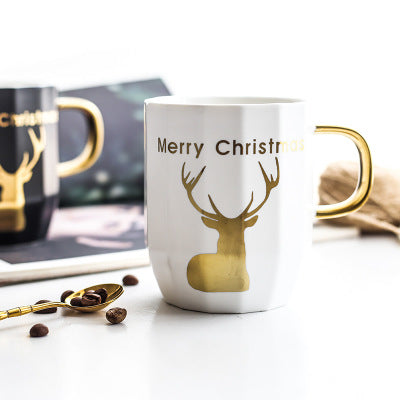 Christmas Elk Coffee Cup