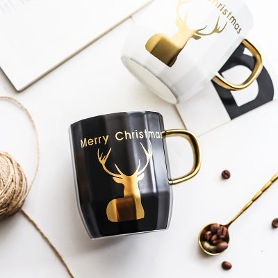 Christmas Elk Coffee Cup