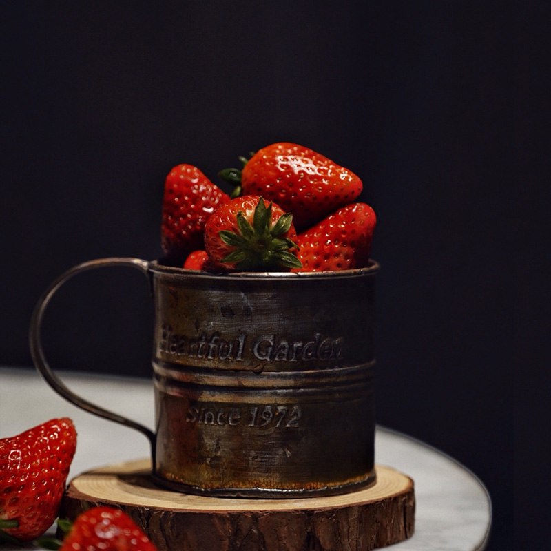 Vintage English Old Metal Handle Cup